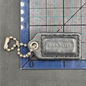 Coach Black Mini Hangtag